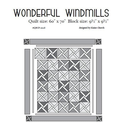 Wonderful Windmills Cutie Pattern (4 pack)