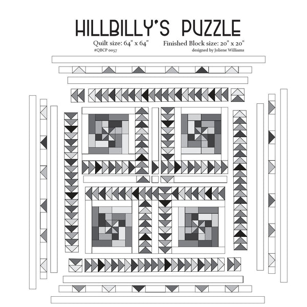 Hillbilly's Puzzle Cutie Pattern (4 pack)