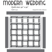 Modern Wedding Cutie Pattern (4 pack)
