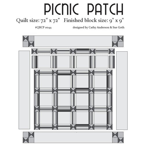 Picnic Patch Cutie Pattern (4 pack)