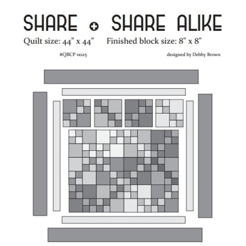 Share and Share Alike Cutie Pattern (4 pack)