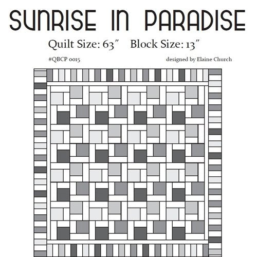 Sunrise in Paradise Cutie Pattern (4 pack)