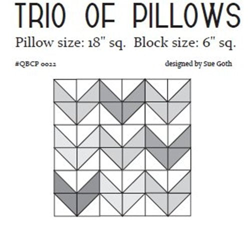 Trio of Pillows Cutie Pattern (4 pack)